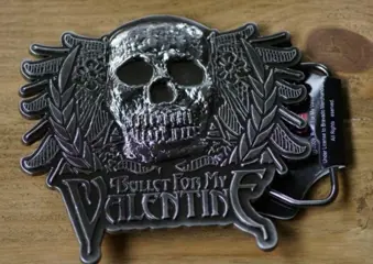 Muziekband buckle " Bullet for My Valentine "