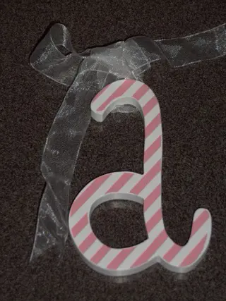 LOSSE HOUTEN LETTERS A t/m J zonder kader Appletree Nieuw