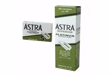 Astra scheermesjes Platinum 100 stuks! Double edge