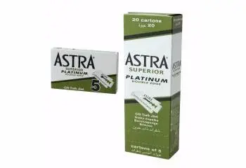 Astra scheermesjes Platinum 100 stuks! Double edge