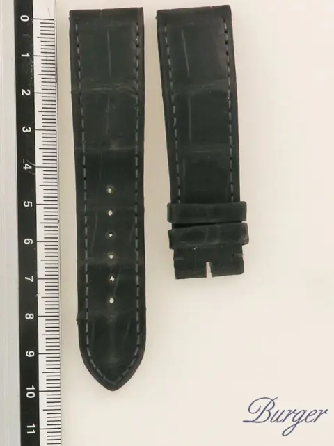 Glashütte original Gray Croco Leather Strap