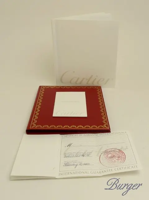 Cartier Instruction Manual and Warranty Certificate