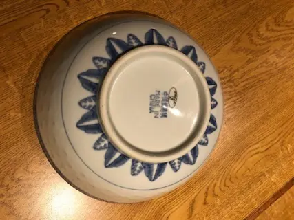 (Delfs blauw) Chinese kommen 7 stuks