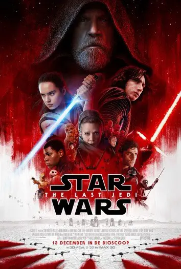 STAR WARS EPISODE 8 : THE LAST JEDI filmposter.