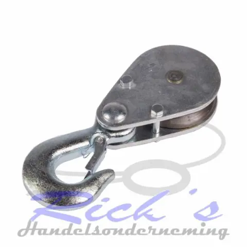 Katrol met lasthaak voor takel 250 / 500 kg