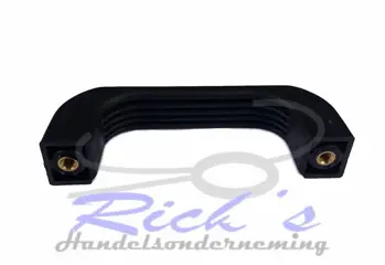 Handgreep zwart kunststof met inwendig schroefdraad