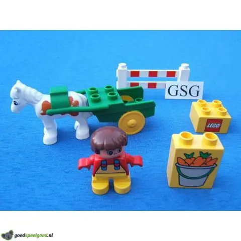 Paard met kar 6-delig nr. 20018-02