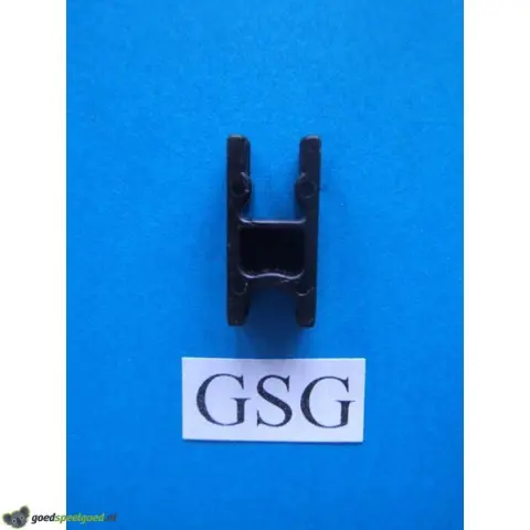 Scharnierkoppeling tussenstuk zwart nr. 16074