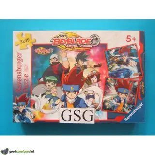 Beyblade metal fusion 3x 49 st st nr. 09 360 1-01