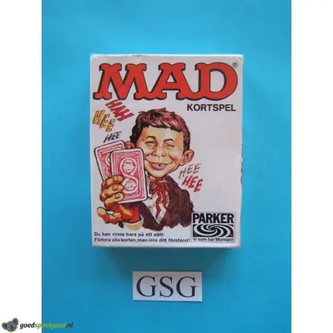 Mad kortspel nr. 60139-01 (Deenstalig)