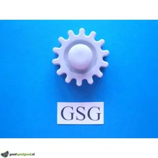 Tandwiel 14 tanden licht grijs nr. 16041