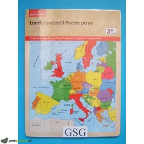 Landenpuzzel 96 st nr. AB6465-01