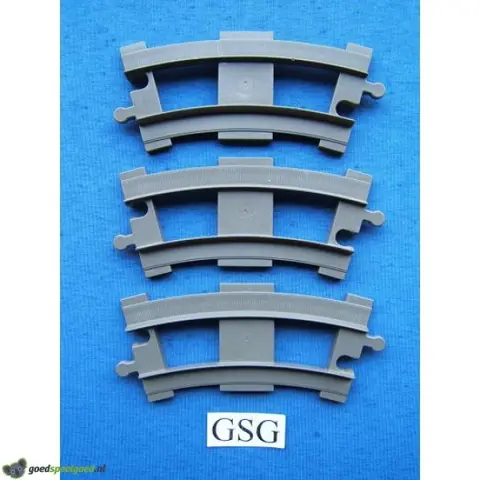 Gebogen rails nr. 6378 set van 3