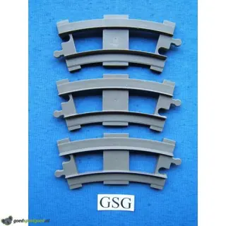 Gebogen rails nr. 6378 set van 3