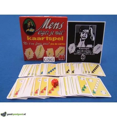 Mens erger je niet kaartspel nr. 371-02