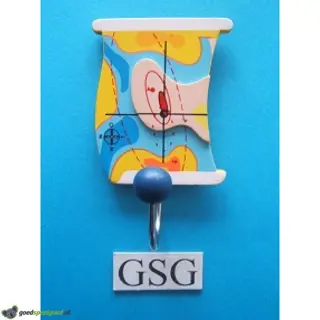 Kapstokje landkaart nr. 9173-01