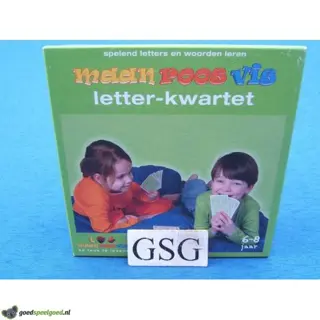 Maan roos vis letter-kwartet nr. 60003-21