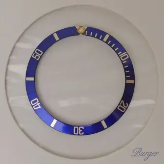 Rolex Submariner Blue Steel/Gold 16613 Bezel