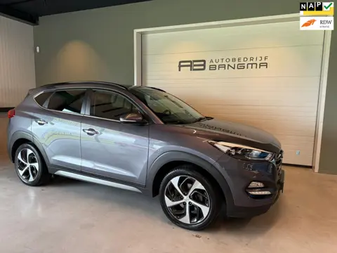 Hyundai Tucson 1.6 T-GDi 4WD AUTOMAAT PREMIUM-uitv/CLIMA AIRCO/PANORAMADAK/CRUISECONTROL/LEDEREN BEK