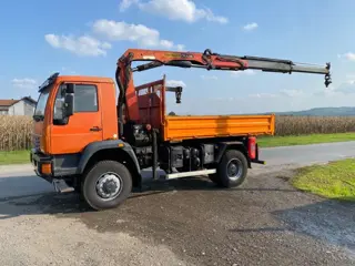 MAN LE 18-280 , 4X4 , Tipper , Palfinger PK 9501 (bj 2006)