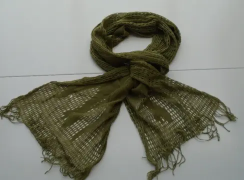 SJAAL LEGERGROEN 200 x 28 cm NIEUW