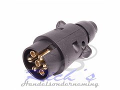 Stekker 7 polig kunststof schroef