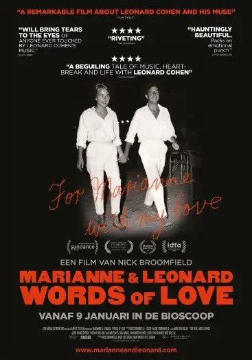 MARIANNE en LEONARD : WORDS OF LOVE filmposter.
