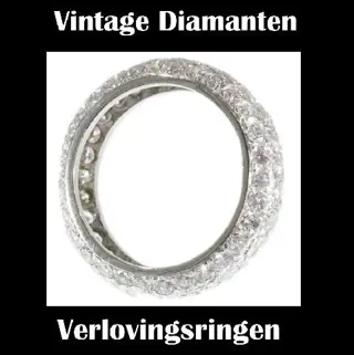Diamanten vintage verlovingsringen