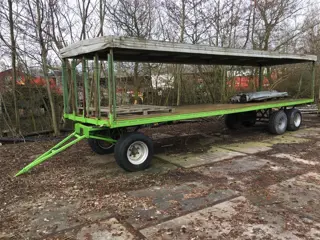 Zeilen wagen Landbouw wagen met zeilen 8.8 meter lang