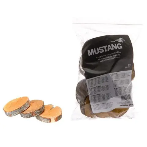 Mustang elzenhouten rookschijven