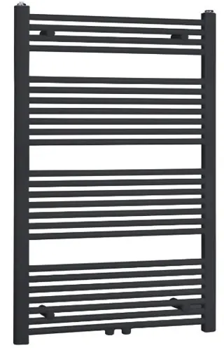 Best-Design "Zwart-ral 9011 Zero" radiator 1200x600mm