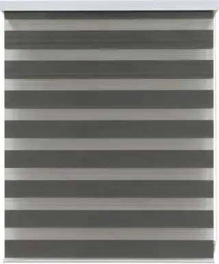 Duo Rolgordijn Lichtdoorlatend - Uni D.grijs