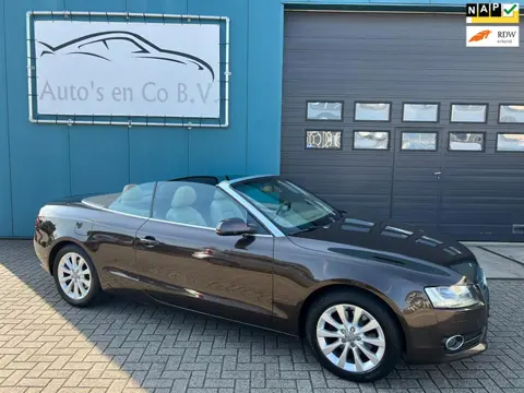 Audi A5 Cabriolet 1.8 TFSI S-edition Leder Clima Cruise Navi 17"Lm velgen Pdc Xenon Zeer nette staat