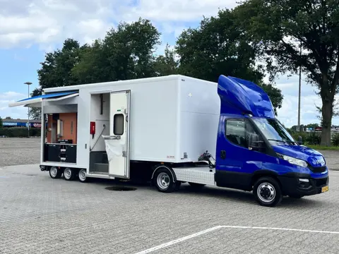 Iveco Daily 40C17 3.0 9300kg BTW VRIJ!! Himatic BE Trekker met Doornwaard BE oplegger Verkoopwagen W