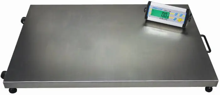 Vloerweegschaal Adam CPWplus L. 90 x 60cm.