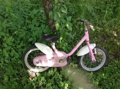 Kinderfietsje met zijwieltjes