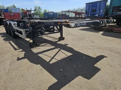 DESOT DSTO-2001-SSR-99L| adr CHASSIS 20/30 FT| 3940 KG | APK 10-12-2025 | HOLLAND CHASSIS. DAF DISC.