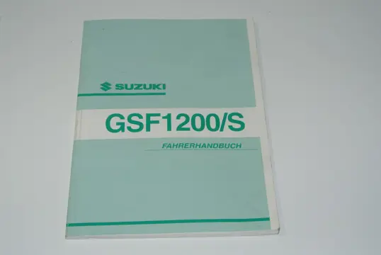 INSTRUCTIEBOEKJE Suzuki GSF 1200 Bandit 2004 - 2006