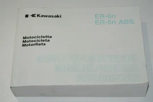INSTRUCTIEBOEKJE Kawasaki ER 6 2005 - 2008