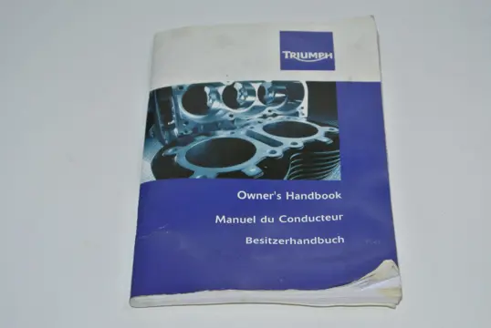 INSTRUCTIEBOEKJE Triumph Street Triple 675 2007 - 2011