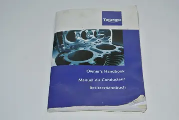 INSTRUCTIEBOEKJE Triumph Street Triple 675 2007 - 2011