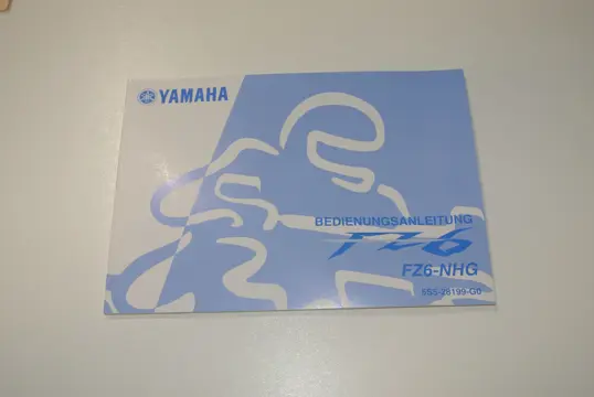 INSTRUCTIEBOEKJE Yamaha FZ6 2004 - 2007