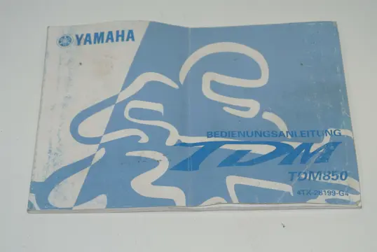 INSTRUCTIEBOEKJE Yamaha TDM 1996 - 2000