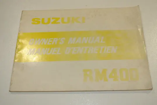 INSTRUCTIEBOEKJE Suzuki Overige Suzuki 1960 - 2021