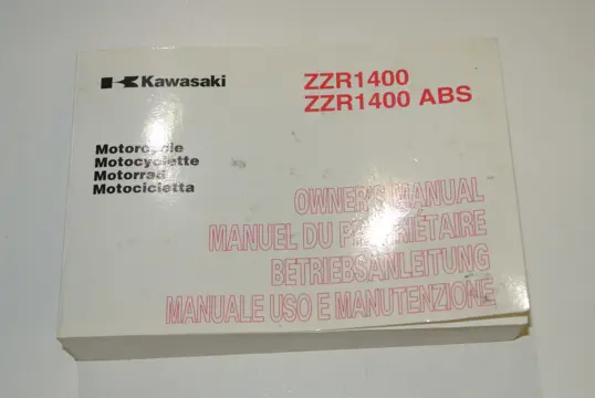INSTRUCTIEBOEKJE Kawasaki ZZR 1400 2005 - 2011