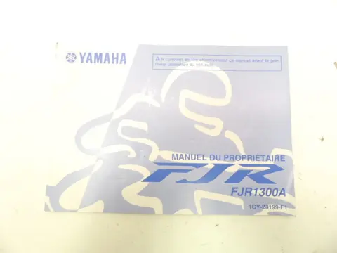 INSTRUCTIEBOEKJE Yamaha FJR 1300 2006 - 2012