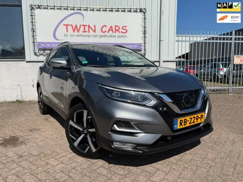 Nissan Qashqai 1.2 Tekna + AUTOMAAT NAVI LEER PANO BOSE 19 INCH PANORAMADAK 360 GRADEN CAMERA VOL OP