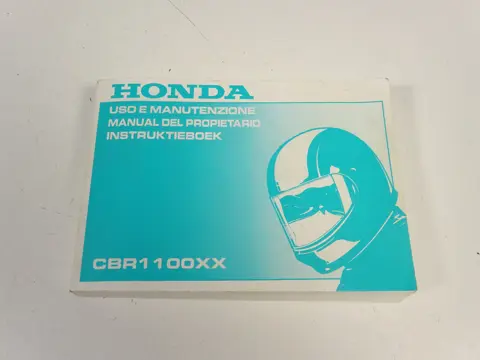INSTRUCTIEBOEKJE Honda CBR 1100 XX 1999 - 2006