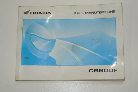 INSTRUCTIEBOEKJE Honda CB 600 F 2005 - 2006