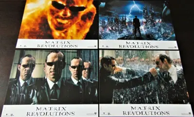 MATRIX REVOLUTIONS FRANSE lobbycard set.